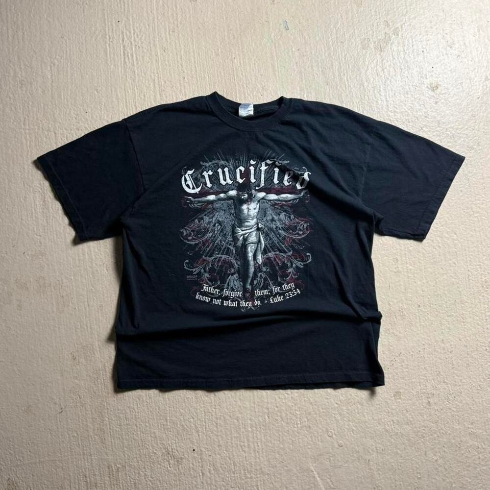 Jesus Crucified Y2K Men's XL Tee